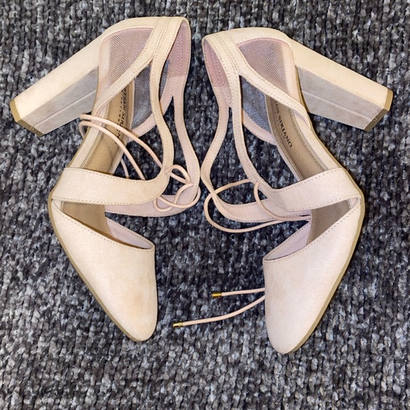 Chunky blush heels - Picture 2 of 3